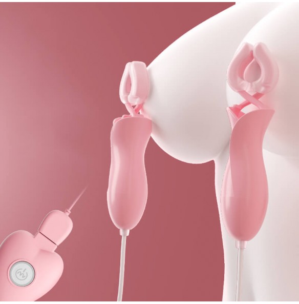 MizzZee - Remote Control Breast Clip (Chargeable - Pink) MizzZee - Remote Control Breast Clip (Chargeable - Pink)
